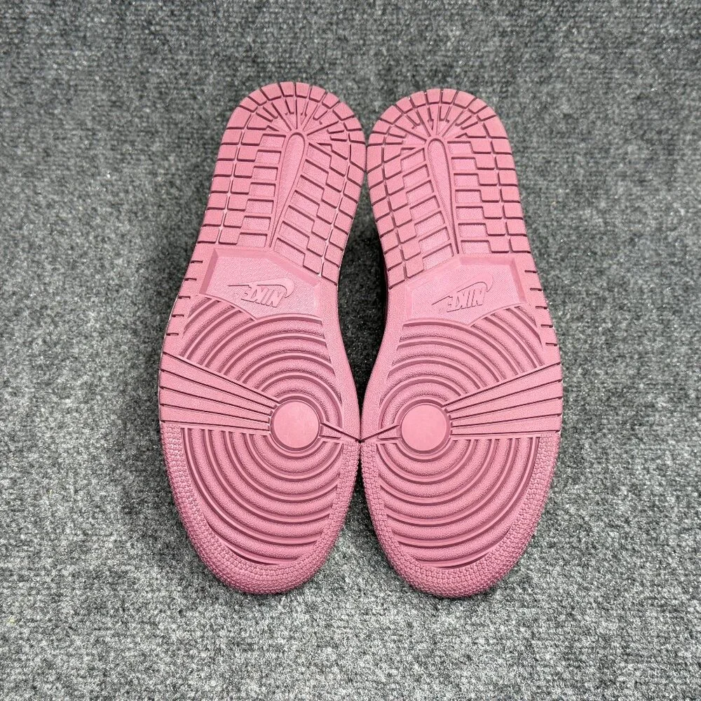 Jordan 1 Low Shoes Women's 8 Mulberry Low‎ Lace Athletic Retro Nike Sneakers